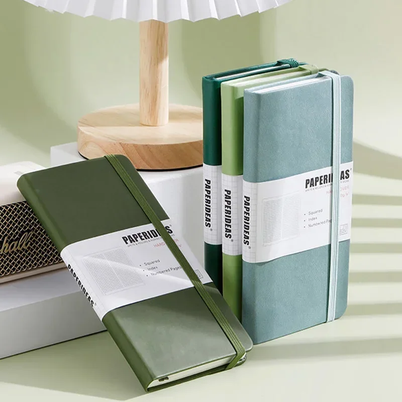 Vintage Leather Journal Notebook - Seyahat not defteri numaralı sıkı çalışma