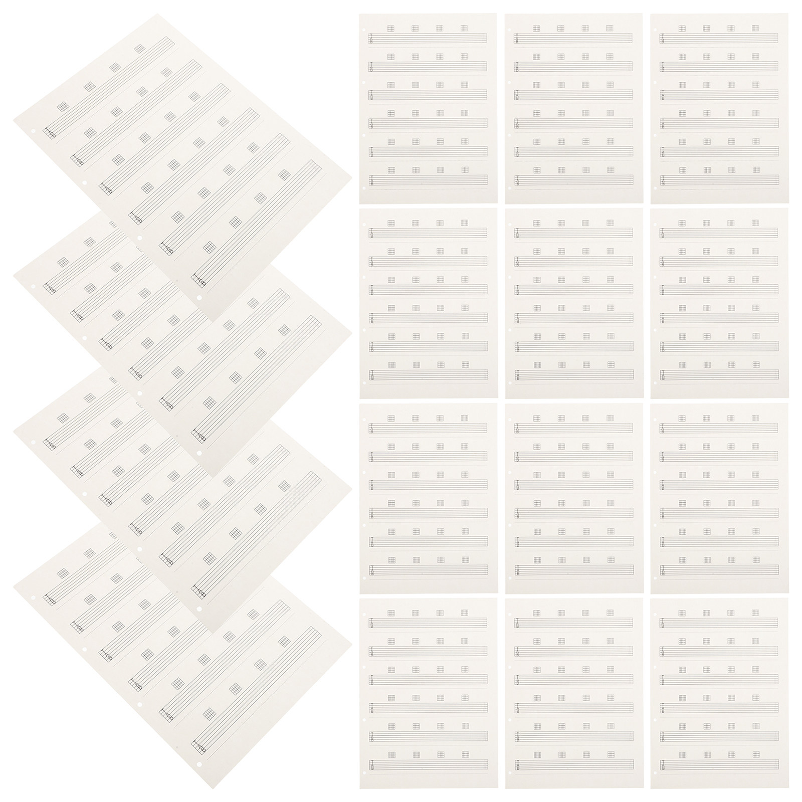 Blank Sheet Music Notebook - 85 Adet Taşınabilir, Boş Müzik Notu