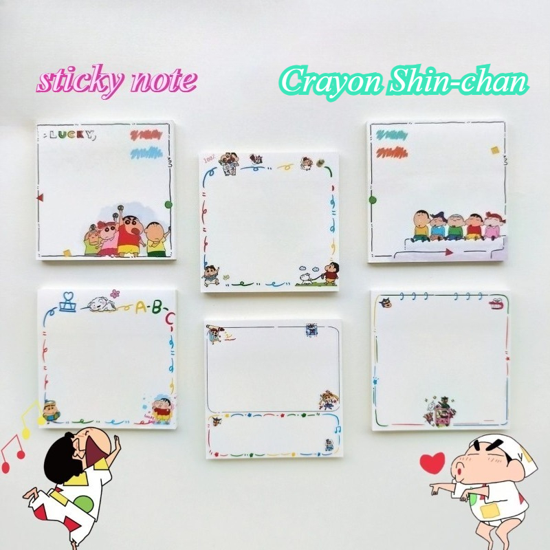 Stationery Books - Crayon Shin-chan çizgi film karakterli, sevimli,
