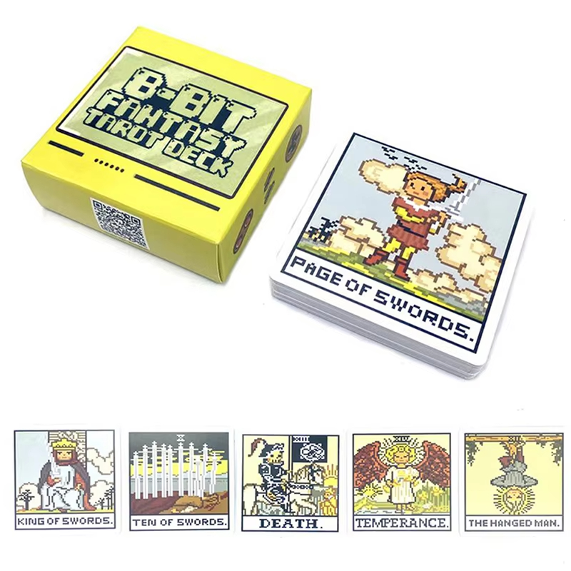 8 Bit Fantezi Tarot Destesi Ka - Tarot Deck With Guidebook incelemesi ve fiyatı
