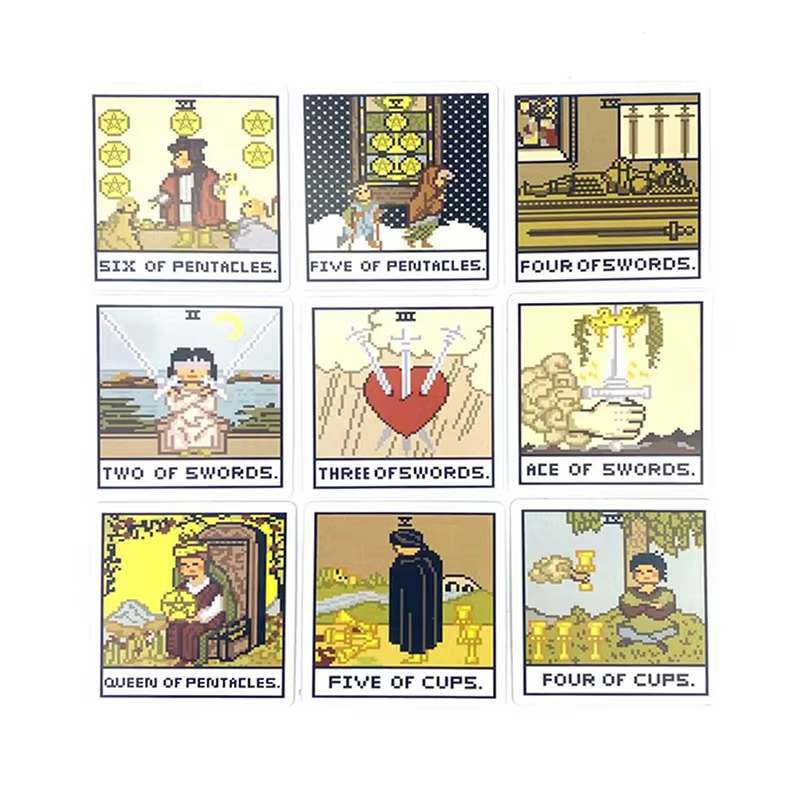 8 Bit Fantezi Tarot Destesi Ka - Tarot Deck With Guidebook incelemesi ve fiyatı