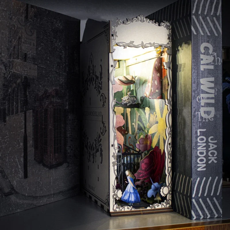 Bahçe Travelogue Kitap Ayracı  - Diy Wooden Book Nook Kit Shelf Insert incelemesi ve fiyatı