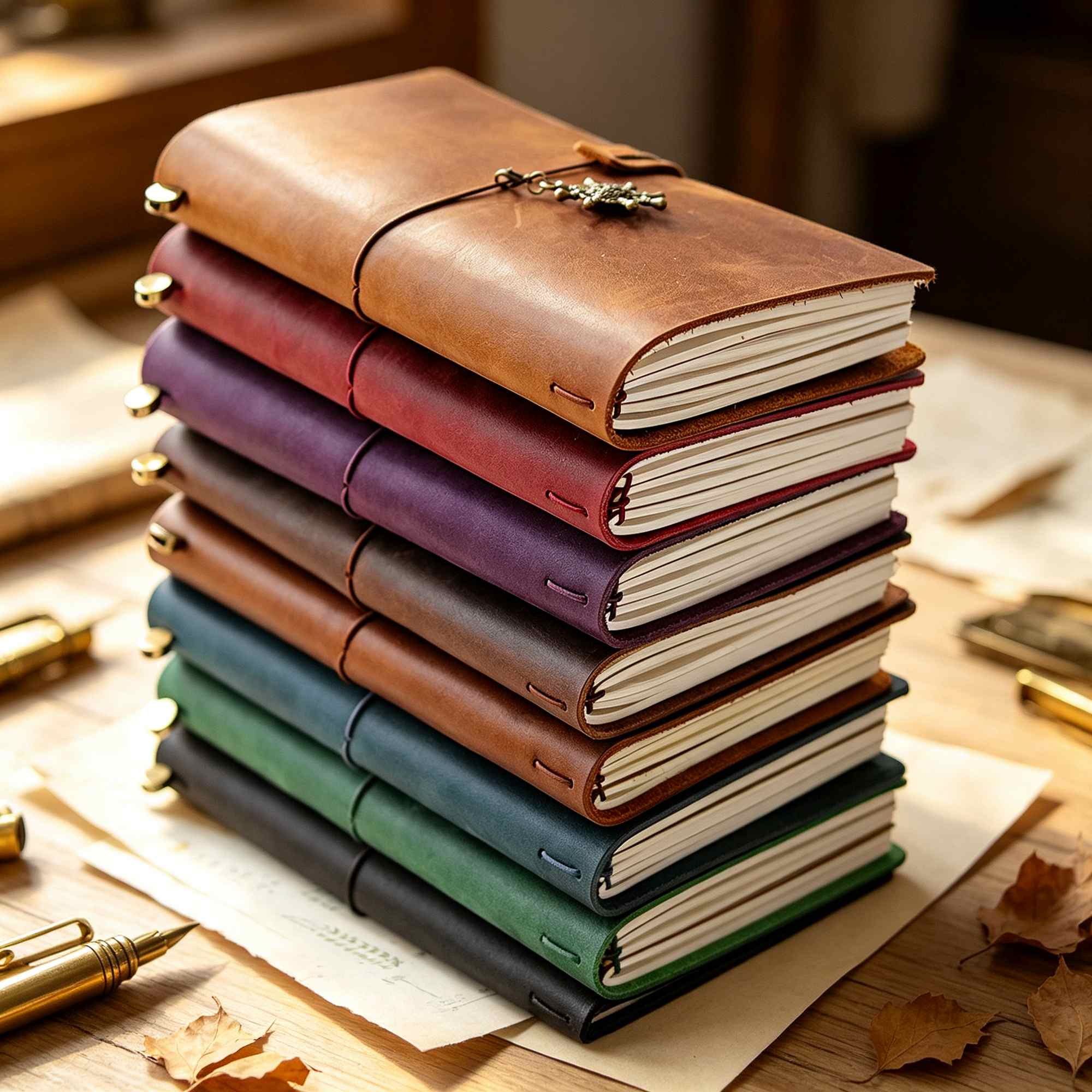 Crazy Horse Deri Kaplı, Yenide - Vintage Leather Journal Notebook incelemesi ve fiyatı